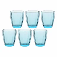 Szklanki - ROSE&TULIPANI AMAMI Zestaw 6 szklanek 320 ml akwamarynowy - miniaturka - grafika 1