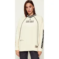 Bluzy damskie - Patrizia Pepe Bluza Loose fit - miniaturka - grafika 1