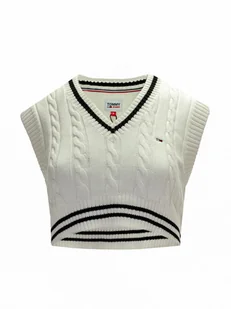 Kamizelka damska Tommy Hilfiger DW0DW12545-YBL - Kamizelki damskie - miniaturka - grafika 1