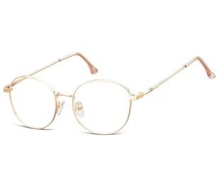 Okulary zerówki korekcyjne Lenonki 900A różowe złoto - Okulary korekcyjne, oprawki, szkła - miniaturka - grafika 1