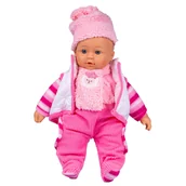 Lalki dla dziewczynek - Lalka bobas bluzka w paski - miniaturka - grafika 1