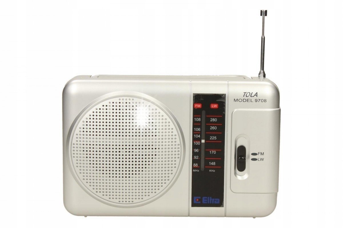 Eltra Radio sieciowo-bateryjne FM, LW Tola Beżowe