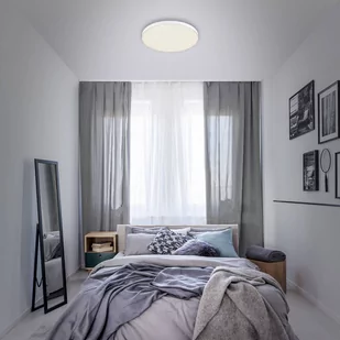 Lampa sufitowa LED Flame Star 840, Ø38,7 cm, biała - Lampy sufitowe - miniaturka - grafika 2