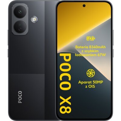 POCO X8 5G 8/256GB Czarny