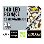 Oświetlenie świąteczne - Lampki choinkowe LED 140 sztuk białe ciepłe BULINEX - miniaturka - grafika 1