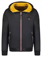 Kurtki męskie - Geographical Norway Dwustronna kurtka przejściowa "Arrivial" w kolorze czarno-żółtym - miniaturka - grafika 1