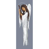 Pasmanteria - Haft krzyżykowy - Zestaw do haftu - Anioł z lutnią - miniaturka - grafika 1