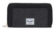 Portfele - Herschel Thomas portfel poliestrowy, blokada RFID, czarny/czarny krzyżyk, Czarny/czarny krzyżyk, One Size, Herschel Portfel Thomas - miniaturka - grafika 1