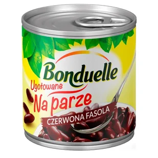 Bonduelle Ugotowane na parze Czerwona fasola 310 g - Koncentraty warzywne, przeciery - miniaturka - grafika 1