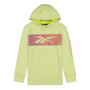 Bluzy dla chłopców - Reebok Bluza chłopięca Sudadera Big żółty żółty 18 Lata Q89192RBI - grafika 1