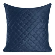 Poszewki na poduszki - Euro Firany Poszewka Velvetowa Ariel 40 x 40 Granatowy 1220659 - miniaturka - grafika 1