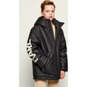 Kurtki i płaszcze dla chłopców - Karl Lagerfeld Kids Parka | Regular Fit - miniaturka - grafika 1