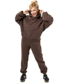 Spodnie sportowe damskie - Ciepły gruby komplet dresowy bluza + spodnie STELLA - miniaturka - grafika 1