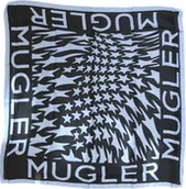 Czapki i chusty sportowe damskie - Mugler Mugler Chusta - miniaturka - grafika 1