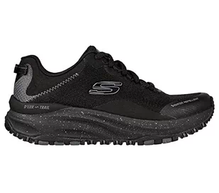 Skechers Damskie trampki D'LUX Trail Sneaker, czarne, 4 UK - Trampki damskie - miniaturka - grafika 1