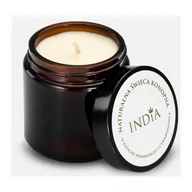 Świece - India India Świeca konopna pomarańcz cynamon 90 g - miniaturka - grafika 1