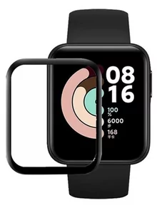 Szkło Hybrydowe Full Glue 5D Do Xiaomi Redmi Watch 2 Lite Czarny - Akcesoria do smartwatchy - miniaturka - grafika 1
