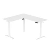 Biurka gamingowe - Silver Monkey Biurko elektryczne ECD-300 white - miniaturka - grafika 1