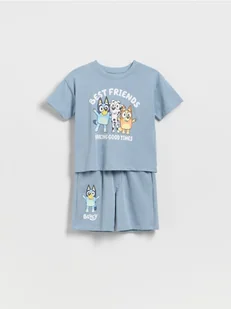 Reserved - Bawełniany komplet Bluey - jasnoniebieski - Spodenki dla niemowląt - miniaturka - grafika 1