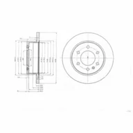 Tarcze hamulcowe - Tarcza hamulcowa DELPHI BG4033 - miniaturka - grafika 1