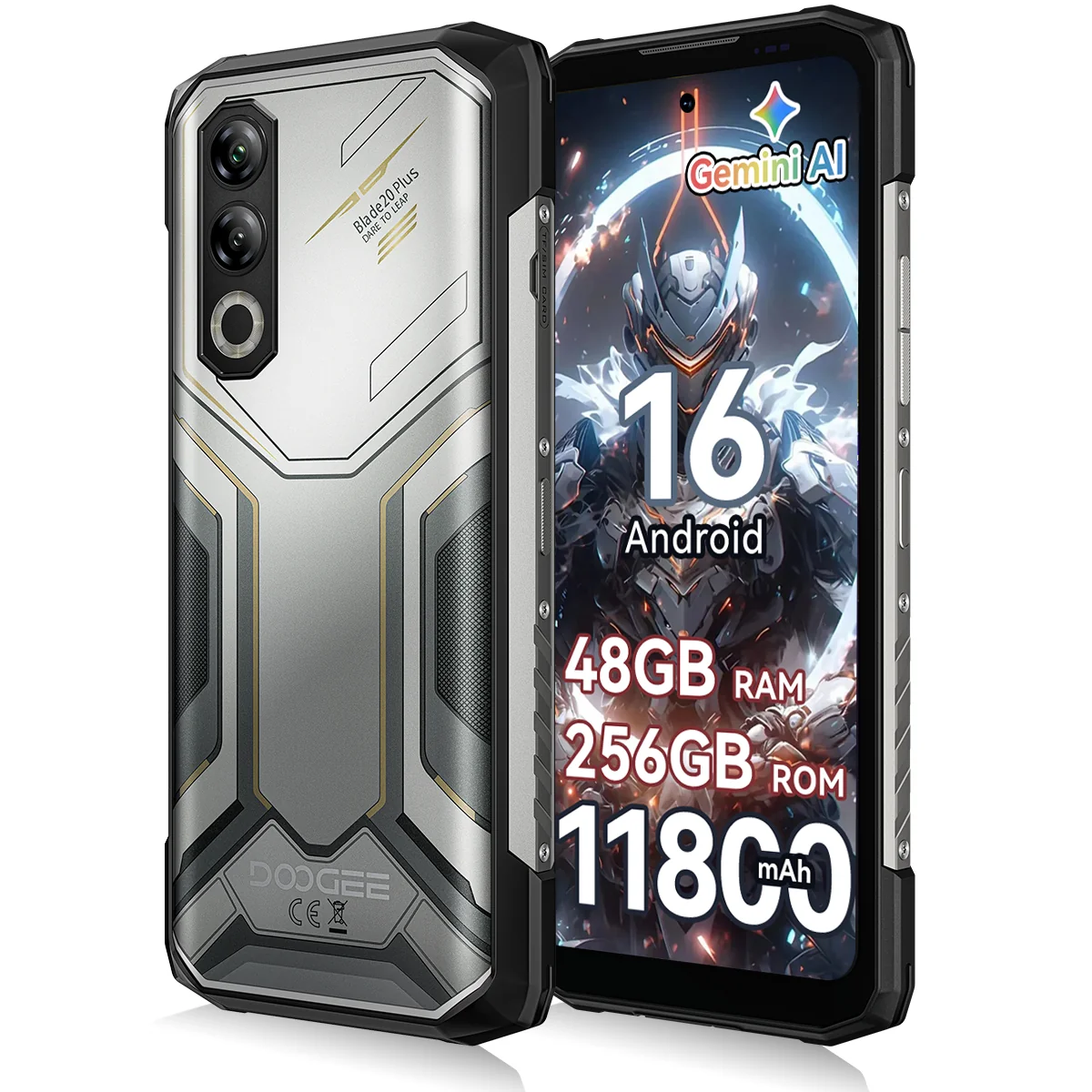 Doogee Blade 20 Plus 6/256GB Srebrny