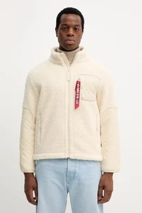 Alpha Industries bluza męska kolor beżowy gładka 148118.16 - Bluzy męskie - miniaturka - grafika 1