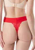 Majtki damskie - FIGI JULIMEX SCARLET STRING MAXI (kolor czerwony, rozmiar L) - miniaturka - grafika 1