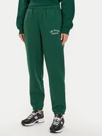 Spodnie sportowe damskie - New Balance Spodnie dresowe WP43500 Zielony Relaxed Fit - miniaturka - grafika 1