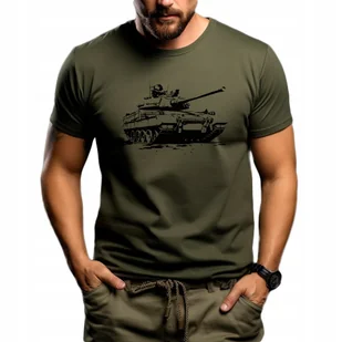 Koszulka T-shirt "M1A2C Abrams" Bawełna L - Koszulki męskie - miniaturka - grafika 1
