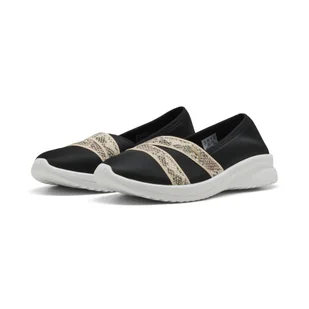 Damskie sneakersy Adelina 2 Snake Chic PUMA Black Gold - Buty trekkingowe damskie - miniaturka - grafika 1