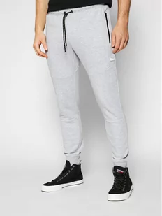 Jack&Jones Spodnie dresowe Will Jair 12184970 Szary Regular Fit - Spodnie męskie - miniaturka - grafika 1