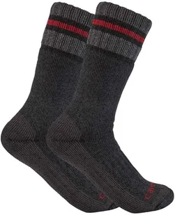 Carhartt Skarpety Carhartt SyntheticWool Heav Blend Black - Skarpety termoaktywne - miniaturka - grafika 1