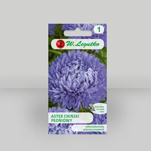 Aster chiński peoniowy Niebieski 1g - Nasiona - W. Legutko - Nasiona i cebule - miniaturka - grafika 1