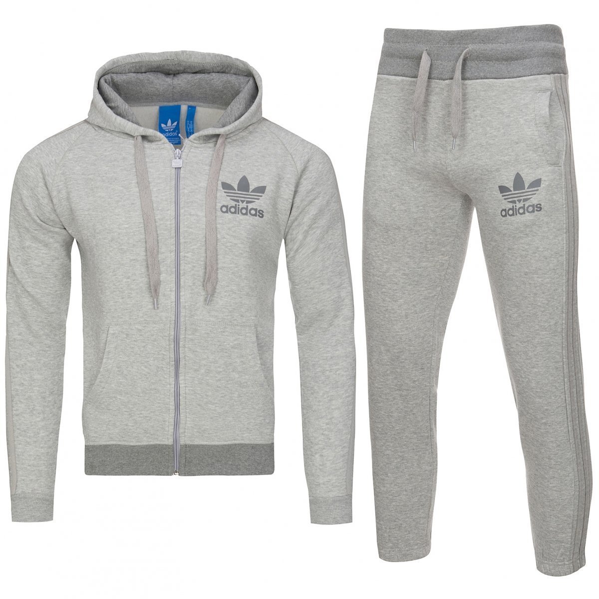 Adidas Originals komplet dresowy szary męski oryginał AB7587/AB7581 XL
