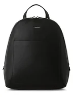 Plecaki - Calvin Klein Plecak damski Kobiety Sztuczna skóra czarny jednolity, ONE SIZE - miniaturka - grafika 1