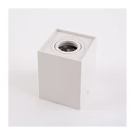 Lampy sufitowe - Reflektor sufitowy spot natynkowy Spot kwadratowy biały 1xGU10x35W wym: 12,5 x 9,6 x 9,6 cm aluminium Ecolight - miniaturka - grafika 1