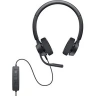 Słuchawki - Dell Pro Stereo Headset WH3022 (520-AATL) czarne - miniaturka - grafika 1
