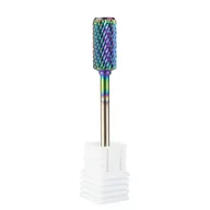 Frezarki do paznokci - Frez Kobaltowo Wolframowy Tęczowy Rainbow Nr 9 - miniaturka - grafika 1