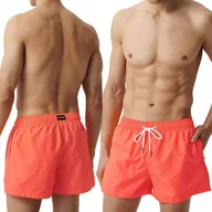 Kąpielówki męskie - Szorty Kąpielowe Męskie ATLANTIC Kąpielówki Neonowe Szybkoschnące - L - miniaturka - grafika 1