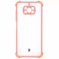 Etui i futerały do telefonów - Bizon Etui Case AntiShock Hybrid Xiaomi Poco X3 / X3 Pro / X3 NFC różowe 5903896182605 - miniaturka - grafika 1