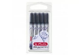 Herlitz NABOJE DO PIÓR WIECZ. MY.PEN NIEBIESKIE SET 5szt - Naboje i atramenty - miniaturka - grafika 1