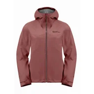 Kurtki damskie - Damska kurtka przeciwdeszczowa Jack Wolfskin HIGHEST PEAK 3L JKT W apple butter - S - miniaturka - grafika 1