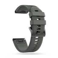 Akcesoria do smartwatchy - opaska pasek bransoleta SMOOTH GARMIN FENIX 5S/5S+/6S/6S PRO/7S/7S PRO ARMY GREEN - miniaturka - grafika 1