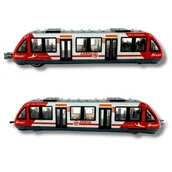 Samochody i pojazdy dla dzieci - TRAMWAJ napęd WAGON TRAMWAJOWY 18 cm modern NOWOCZESNY możliwość łączenia - miniaturka - grafika 1