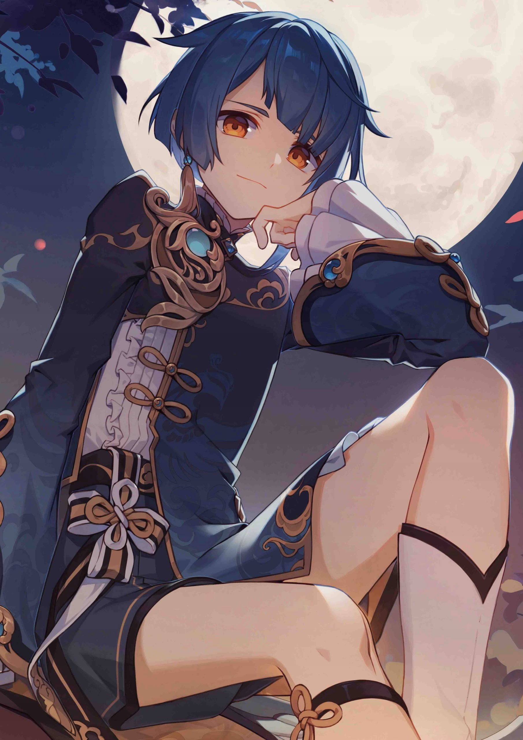 Plakat A3 Genshin Impact Anime Gra Xingqiu
