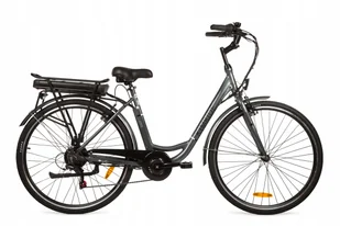 Rower miejski 28" elektryczny e-bike City Shimano - Rowery elektryczne - miniaturka - grafika 1