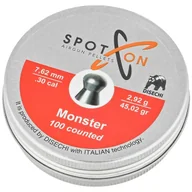 Amunicja do wiatrówek - Śrut Spoton Monster 7.62 mm, 100 szt. 2.92g/45.02gr - miniaturka - grafika 1