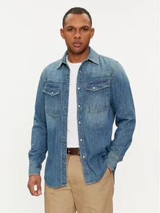 G-Star Raw Koszula jeansowa Dakota D23616-D252 Niebieski Regular Fit - Koszule męskie - miniaturka - grafika 1