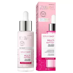 Eveline Cosmetics Serum Shot Kuracja multipeptydy na twarz, szyję i dekolt 30ml - Serum do twarzy - miniaturka - grafika 1