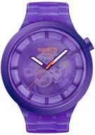 Zegarki męskie - Zegarek Swatch SB05V103 PURPLE JOY - miniaturka - grafika 1